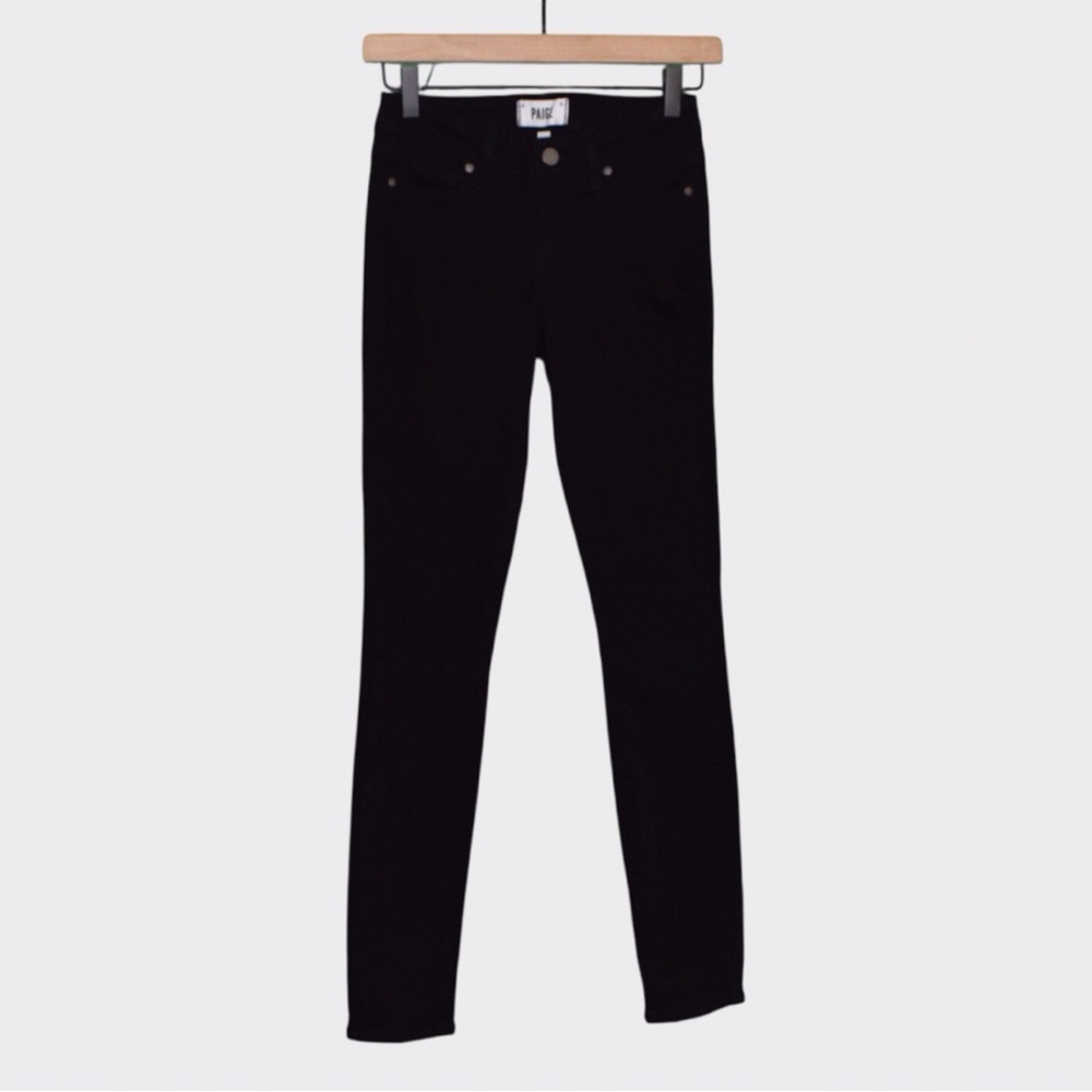 PAIGE Verdugo Ultra Skinny‎ Black Overdye Jeans